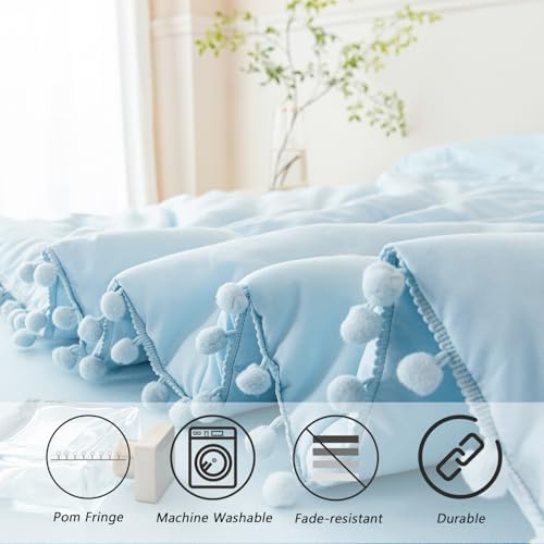 perfemet 5 piece full bed in a bag, side view