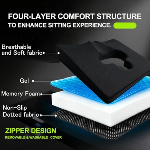 gel wheelchair seat cushion,bed sore cushions for butt,gel showing dimensions