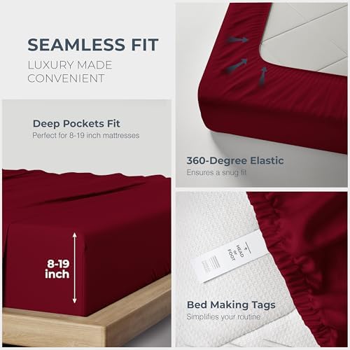 thread spread 100% egyptian cotton king size sheets, package contents