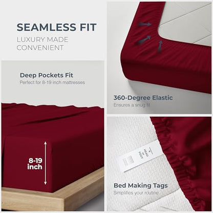 thread spread 100% egyptian cotton king size sheets, package contents
