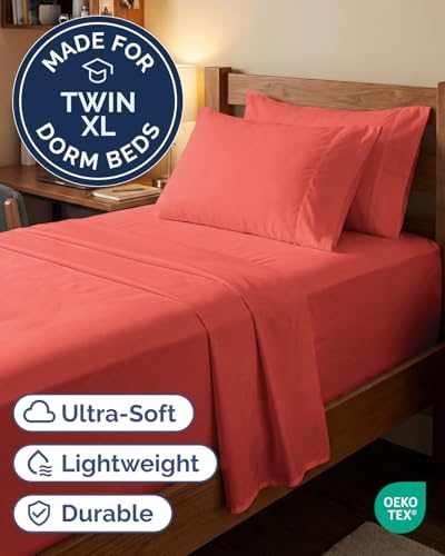 cgk extra deep twin xl sheet set shown in use