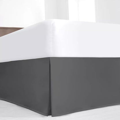 SKY BEDDINGS Luxury Pleated Queen Bed Skirt by SKYBEDDINGS