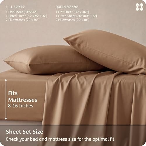 bedsure purewoven 100% rayon derived from bamboo, full on a desk or shelf