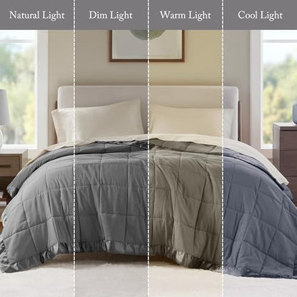 madison park down alternative king blanket for bed, view 9