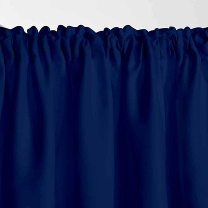Blackout Valance for Kitchen Windows Bathroom Living Room Bedroom Privacy Rod - Image 5