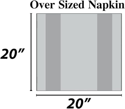 Urban Villa Cloth Napkins Halloween Dinner Napkins Solid Black Color 20''x20'' (Set of 12) 100% Cotton Slub Absorbent Napkins Soft Durable Reusable Washable Ideal for Events Parties Everyday use