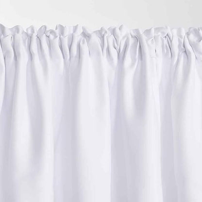 White Extra Wide Window Valance - Image 6