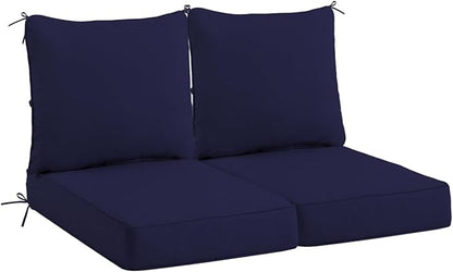 Sundale Outdoor Olefin Deep Seat Cushion Set of 2, Patio Chair Cushion and by SundaleOutdoor