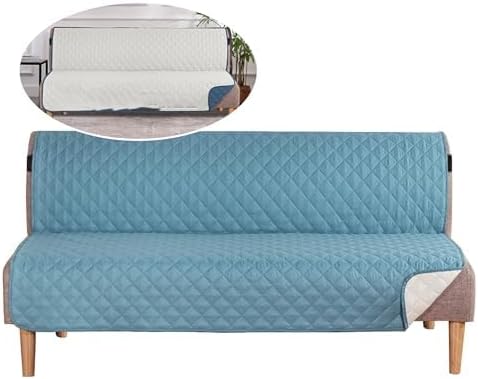 H.VERSAILTEX Reversible Futon Cover Water Repellent Armless Sofa Slipcover - Image 7