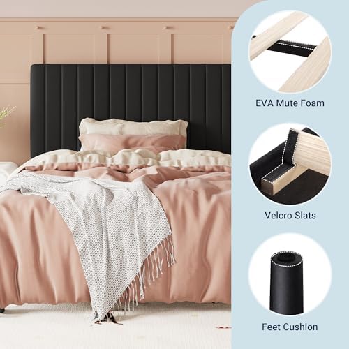 allewie twin bed frame, velvet upholstered platform bed on a desk or shelf