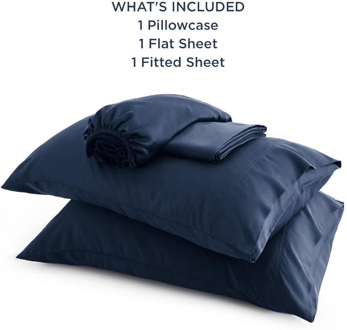 Bedsure Cooling Sheets Twin, Rayon Derived from Bamboo, Breathable & Soft Twin - Image 6