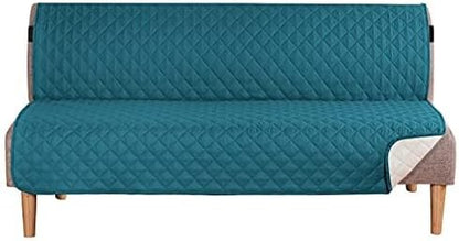 H.VERSAILTEX Reversible Futon Cover Water Repellent Armless Sofa Slipcover by HVERSAILTEX