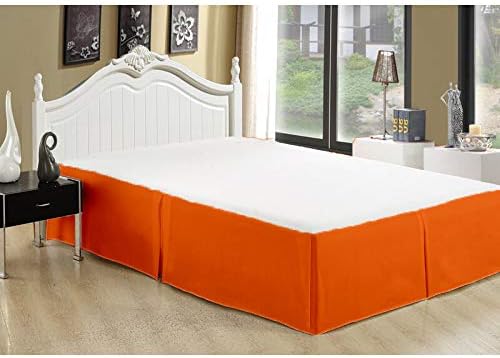 Bed Skirt - 100% Cotton 800 Thread Count Box Pleated Bed Skirt - Luxury Pleated by Unknown
