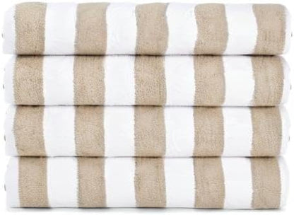 arkwright california cabana stripe beach towel - pack on a desk or shelf