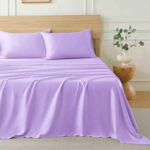 queen size tencel™ lyocell sheet set, 4‑piece eucalyptus, view 9