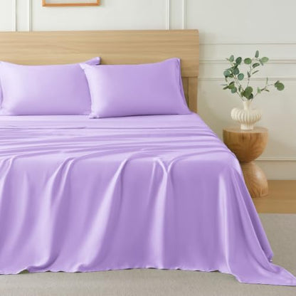 queen size tencel™ lyocell sheet set, 4‑piece eucalyptus, view 9