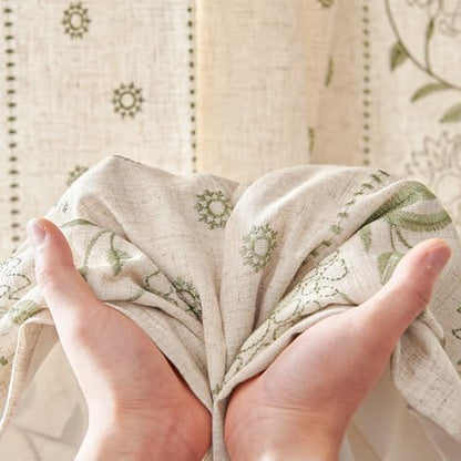 jinchan Winslow Lined Linen Curtains - Image 5