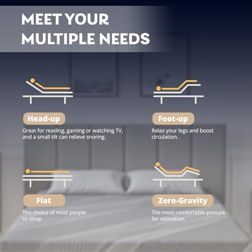 dyonery full size adjustable bed frame + 12 showing dimensions