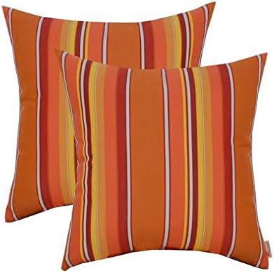 RSH DECOR: Sunbrella Square Throw Pillows Set of 2 | 24" x 24" | Water and by RSHDECOR