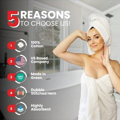 infinitee xclusives bath sheets extra large - 2 shown in use