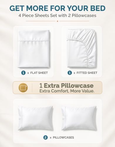 casa platino twin sheets set –100% cotton twin, close-up detail
