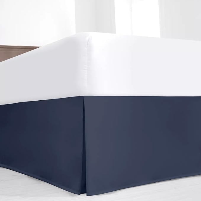 SKY BEDDINGS Luxury Pleated King Bed Skirt by SKYBEDDINGS