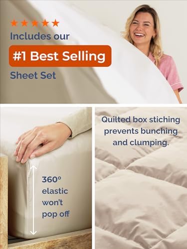 twin comforter set - wheat bedding for all, side view