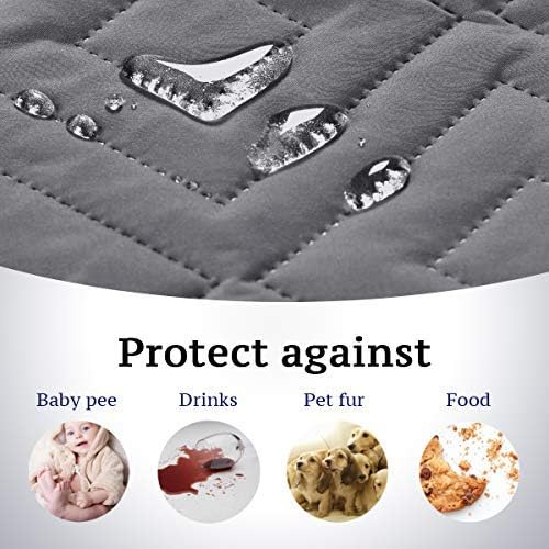 Reversible Sofa Slipcover Furniture Protector Water Resistant 2 Inch Wide - Image 4