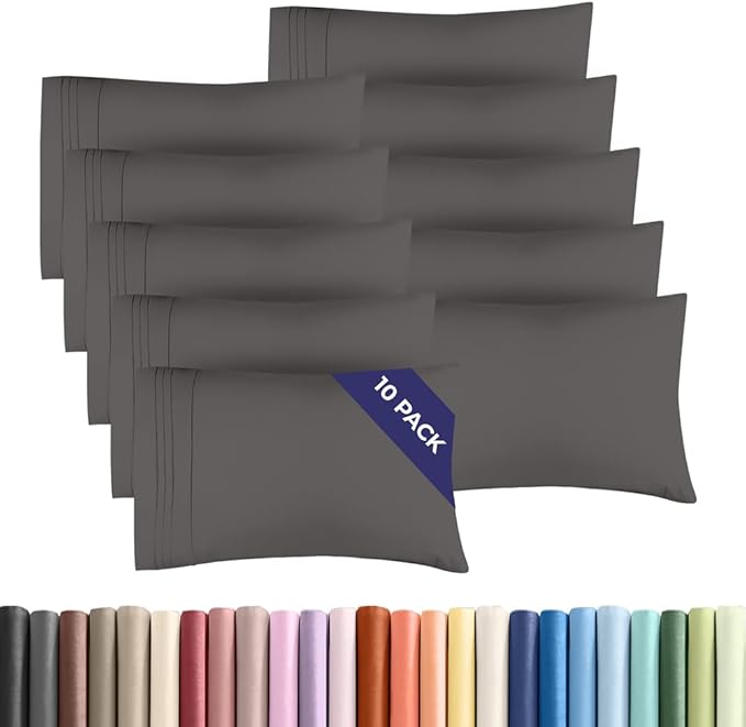 King Pillow Cases Set of 10 by CGKUnlimited
