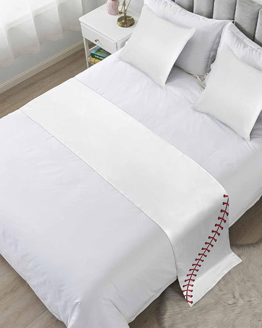 Baseball Sports Texture Bed Runners by ZFUNCING