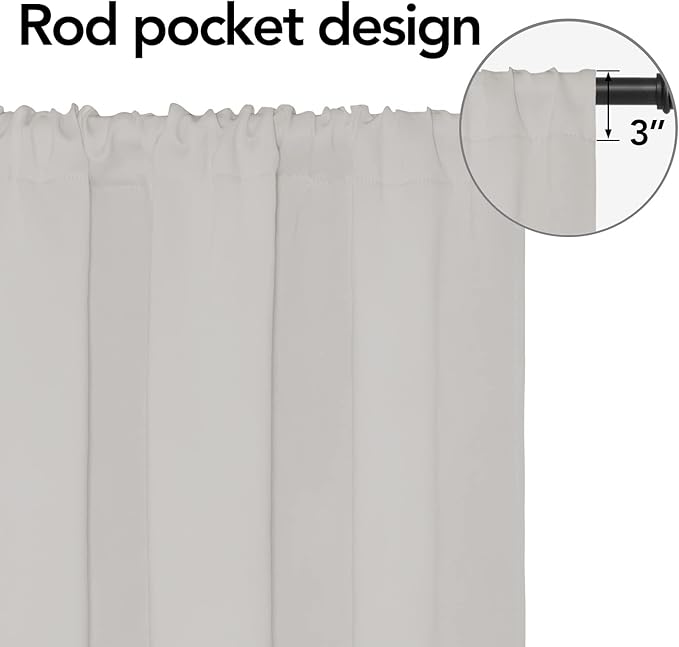 Easy-Going Rod Pocket Blackout Curtains - Image 2
