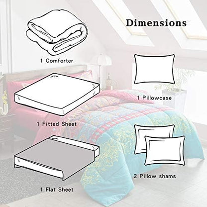 flysheep boho bed in a bag 6 pieces, package contents