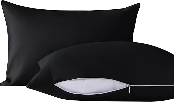 NTBAY 2 Pack Pillows with Microfiber Pillowcases, Soft Cotton Down Alternative by NTBAY