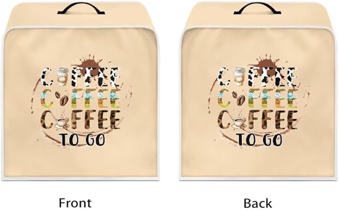 Mumeson Coffee Cup Coffee Maker Cover, Modern Stand Mixer Cover, Coffee Beans - Image 2