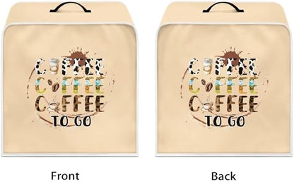 Mumeson Coffee Cup Coffee Maker Cover, Modern Stand Mixer Cover, Coffee Beans - Image 2