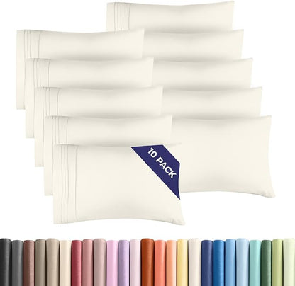 King Pillow Cases Set of 10 by CGKUnlimited
