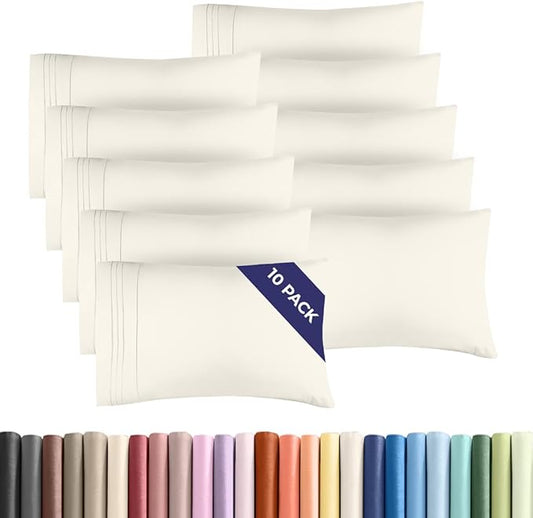 King Pillow Cases Set of 10 by CGKUnlimited