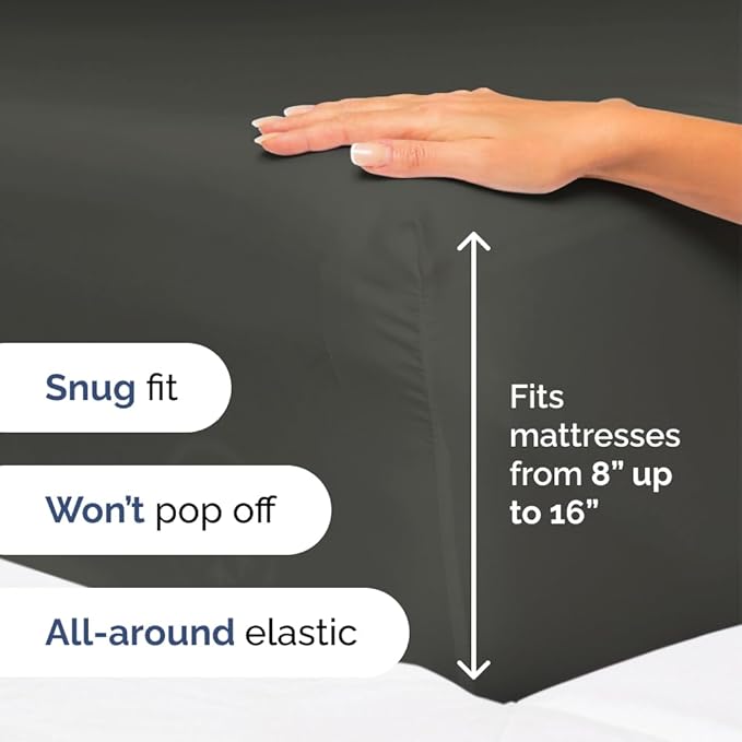 King Size 4 Piece Sheet Set - Image 3