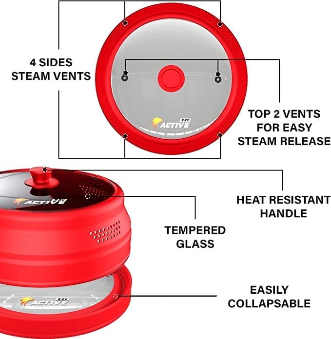 Collapsible Microwave Cover for Food - Image 3