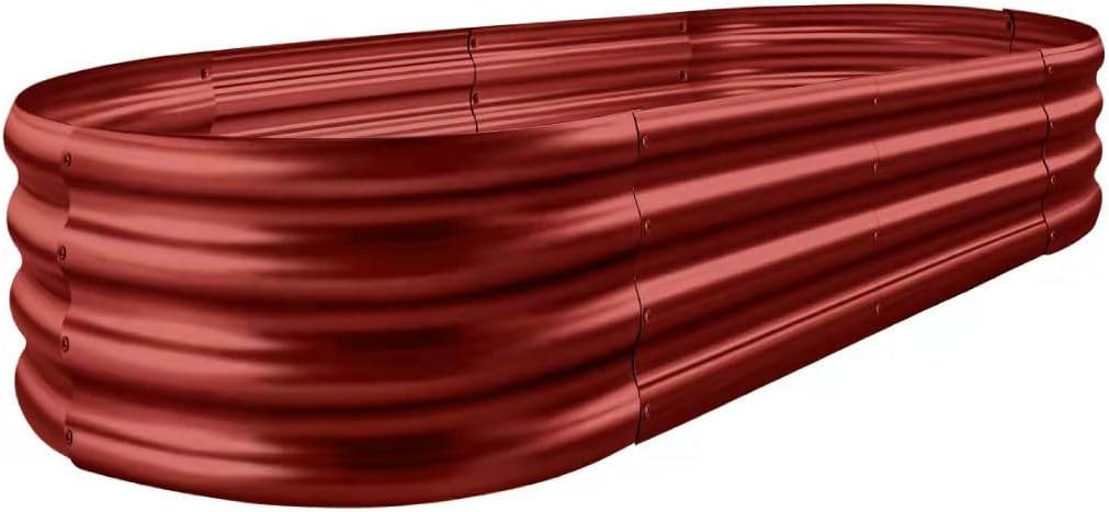 land guard galvanized raised garden bed kit, planter, main product view