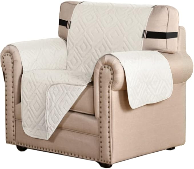 H.VERSAILTEX Reversible Chair Cover Furniture Protector Anti-Slip Couch Cover by HVERSAILTEX