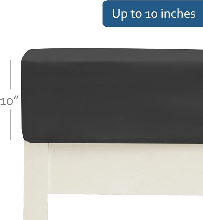 Cot Sheet 31" x 75", Cot Fitted Sheet Ultra Soft and Breathable Snug Fit - Image 2
