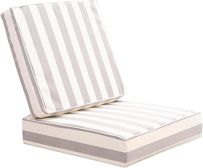 Outdoor Seat Cushions Set for Patio Furniture Deep Seating Patio Cushion Set by LEBENLIEBEFOLLOWUS
