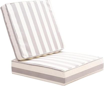 Outdoor Seat Cushions Set for Patio Furniture Deep Seating Patio Cushion Set by LEBENLIEBEFOLLOWUS