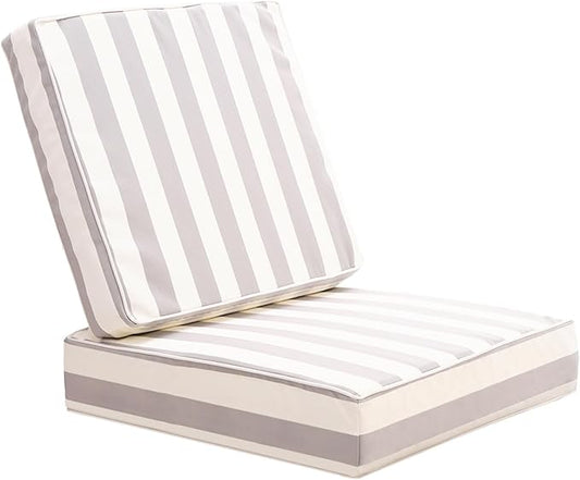 Outdoor Seat Cushions Set for Patio Furniture Deep Seating Patio Cushion Set by LEBENLIEBEFOLLOWUS