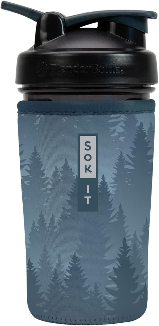 Sok It BotlSok Protein Blender Shaker Bottle Sleeve Insulated Neoprene Cover by SokIt