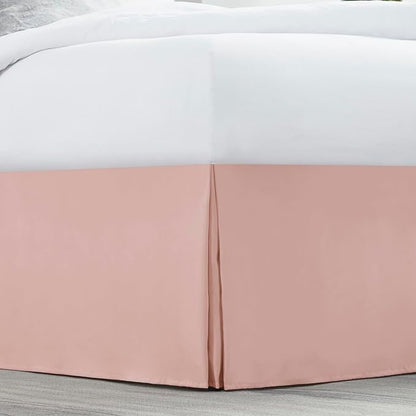 Nestl Peach Beige Twin XL Bed Skirt - Image 2