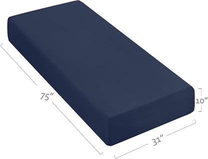 Cot Sheet 31" x 75", Cot Fitted Sheet Ultra Soft and Breathable Snug Fit - Image 5