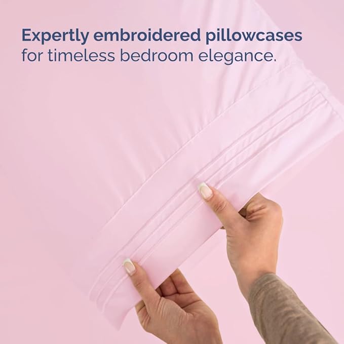 Split Head King Sheet Set – 4 Piece Flex Split Top King Sheets - Image 8