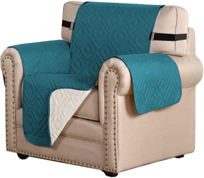 H.VERSAILTEX Reversible Chair Cover Furniture Protector Anti-Slip Couch Cover by HVERSAILTEX